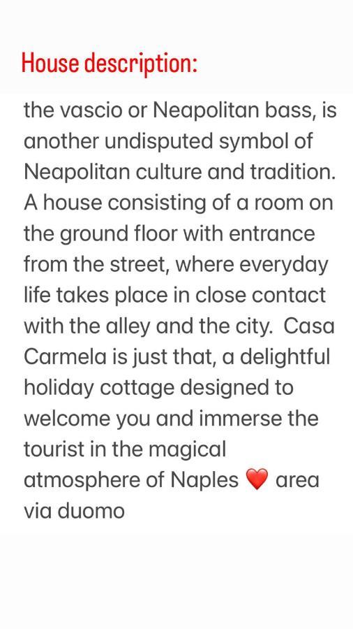 Вилла Casa Carmela Неаполь Экстерьер фото